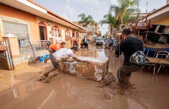 Inundaciones en Torre Pacheco