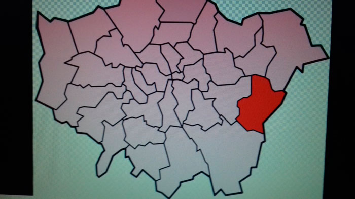 Mapa de Londres siglo XIX