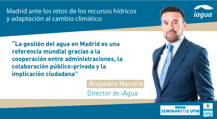 Alejandro Maceira gestión del agua Madrid