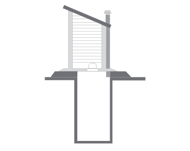 Letrina de pozo ventilado