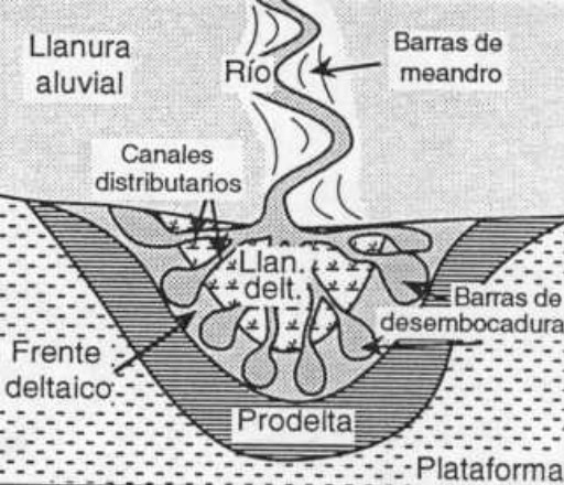 Morfología de un delta
